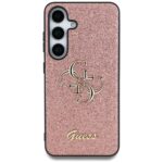 Guess - Glitter Script Big 4G Logo (GUHCS25SHG4SGP) - Samsung Galaxy S25 - Pink – Image 3