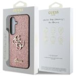 Guess - Glitter Script Big 4G Logo (GUHCS25SHG4SGP) - Samsung Galaxy S25 - Pink – Image 7