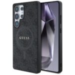 Guess - 4G Ring Classic Logo MagSafe (GUHMS25LG4GFRK) - Samsung Galaxy S25 Ultra - Black