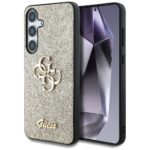 Guess - Glitter Script Big 4G Logo (GUHCS25MHG4SGD) - Samsung Galaxy S25 Plus - Gold