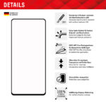 Displex - Premium Real Glass Full Cover - Samsung Galaxy A54 - Black – Image 3