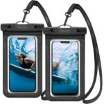 Spigen - (2 pack) Waterproof Case (A601)  - IPX8, for Phone 3.5 - 7" - Black
