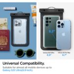 Spigen - (2 pack) Waterproof Case (A601)  - IPX8, for Phone 3.5 - 7" - Black – Image 7