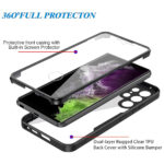 Techsuit - ColorVerse 360 Series + Screen Protector - Samsung Galaxy S23 Ultra - Black – Image 3