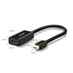 Ugreen - Video/Audio Converter (10461) - Mini DP to HDMI, Support 1060P@60Hz, 25cm - Black – Image 7