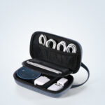 Ugreen - Storage Case (50903) - for Travel, with Snap Hook, Zipped Mesh Pocket, Soft Inner Layers - Gray – Image 4