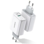 Ugreen - Wall Charger (60468) - USB-A, QC 3.0, Type-C, PD, 36W, 3A - White