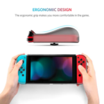 Ugreen - Protective Case (50893) for Nintendo Switch with Ergonomic Design - Black – Image 3