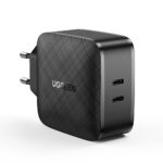 Ugreen - Wall Charger (70867) - 2x USB-C, PD, GaN 66W, 3.3A - Black