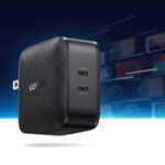 Ugreen - Wall Charger (70867) - 2x USB-C, PD, GaN 66W, 3.3A - Black – Image 2