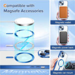 Techsuit - Luxury Crystal MagSafe - iPhone 15 Plus - Red – Image 5
