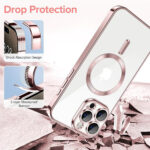Techsuit - Luxury Crystal MagSafe - iPhone 15 Pro - Pink – Image 3