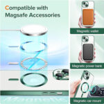 Techsuit - Luxury Crystal MagSafe - iPhone 14 Plus - Deep Green – Image 5