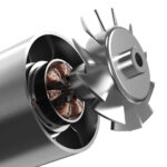 Techsuit - Super Jet Fan (BL-015) - Wireless, with 3 Adjustable Speeds, 80W, 130000RPM - Black – Image 6