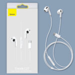 Baseus - Stereo Earphones Encok C17 (NGCR010002) - with Wire, Type-C, Microphone, 1.1m - White – Image 7