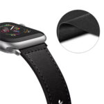 Techsuit - Watchband (W033) for MEN - Apple Watch 1/2/3/4/5/6/7/8/9/10/SE/SE 2 (38/40/41/42mm) - Black – Image 2