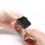 Techsuit - Watchband (W034) - Apple Watch 1/2/3/4/5/6/7/8/9/10/SE/SE 2 (38/40/41/42mm) - Black – Image 4