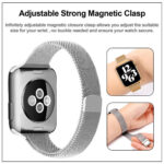 Techsuit - Watchband (W034) - Apple Watch 1/2/3/4/5/6/7/8/9/10/SE/SE 2 (38/40/41/42mm) - Black – Image 5
