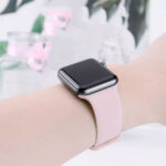 Techsuit - Watchband (W031) - Apple Watch 1/2/3/4/5/6/7/8/9/10/SE/SE 2 (38/40/41/42mm) - Light Pink – Image 3