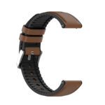 Techsuit - Watchband 22mm (W007) - Samsung Galaxy Watch (46mm)/Watch 3/Gear S3, Huawei Watch GT/GT 2/GT 3 (46mm) - Brown – Image 4