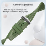 Techsuit - Watchband 32mm (W051) - Apple Watch 1/2/3/4/5/6/7/8/9/10/SE/SE 2 (38/40/41/42mm) - Dark Blue – Image 7