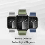 Techsuit - Watchband 32mm (W051) - Apple Watch 1/2/3/4/5/6/7/8/9/10/SE/SE 2 (38/40/41/42mm) - Dark Blue – Image 3