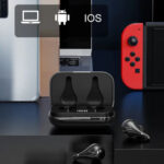 Lenovo - Wireless Earbuds (LP3) - Bluetooth 5.0, LED Display, IPX5 Waterproof - Black – Image 5