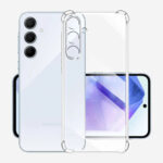 Techsuit - Shockproof Clear Silicone - Samsung Galaxy M55 - Clear – Image 2