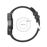 Techsuit - Watchband 22mm (W007) - Samsung Galaxy Watch (46mm)/Watch 3/Gear S3, Huawei Watch GT/GT 2/GT 3 (46mm) - Black – Image 3