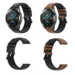 Techsuit - Watchband 22mm (W007) - Samsung Galaxy Watch (46mm)/Watch 3/Gear S3, Huawei Watch GT/GT 2/GT 3 (46mm) - Black – Image 6