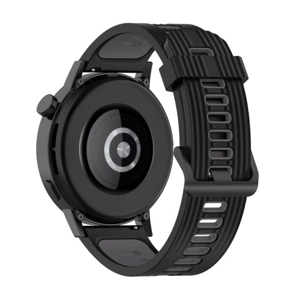 Techsuit - Watchband 22mm (W002) - Huawei Watch GT 2 (46mm)/GT 2 Pro/GT 3 Pro (46mm)/Ultimate, Xiaomi Watch S1 - Black
