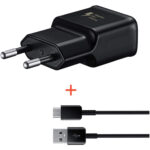 Samsung - Original Wall Charger (EP-TA200EBE) - with USB Type-C Cable (EP-DG970BBE) - Black (Bulk Packing) – Image 7