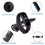 Techsuit - Watchband (W013) - Xiaomi Mi Band 5 / 5 NFC / 6 / 6 NFC / Amazfit Band 5 - Dark Blue – Image 6