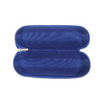 Techsuit - Glasses Case (ETOV2) - with Zipper, Eco Leather, 160 x 48 x 45mm - Blue – Image 4