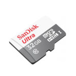 SanDisk - Memory Card Ultra (SDSQUNR-032G-GN3MN) - Android MicroSDHC, 32GB, Class 10/UHS-1 U1 - White / Gray – Image 2