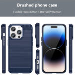 Techsuit - Carbon Silicone - iPhone 14 Pro Max - Blue – Image 2
