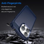 Techsuit - Carbon Silicone - iPhone 14 Pro Max - Blue – Image 3