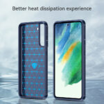 Techsuit - Carbon Silicone - Samsung Galaxy S21 FE 5G - Blue – Image 3