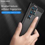 Techsuit - Carbon Silicone - Samsung Galaxy S24 Ultra - Blue – Image 6