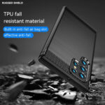 Techsuit - Carbon Silicone - Samsung Galaxy S24 Ultra - Blue – Image 3
