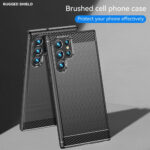 Techsuit - Carbon Silicone - Samsung Galaxy S24 Ultra - Blue – Image 5