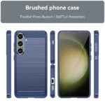 Techsuit - Carbon Silicone - Samsung Galaxy S24 Plus - Blue – Image 2