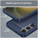 Techsuit - Carbon Silicone - Samsung Galaxy S24 Plus - Blue – Image 4