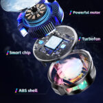Techsuit - Phone Cooler (P66) - Magnetic, with RGB Lights, Detachable Clip, for iOS and Android - Black – Image 4