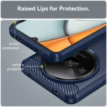 Techsuit - Carbon Silicone - Xiaomi Redmi A3 / Redmi A3x - Blue – Image 3