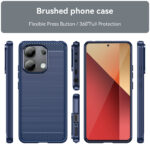 Techsuit - Carbon Silicone - Xiaomi Redmi Note 13 4G - Blue – Image 2