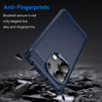 Techsuit - Carbon Silicone - Xiaomi Redmi Note 13 4G - Blue – Image 3