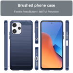 Techsuit - Carbon Silicone - Xiaomi Redmi 12 4G / 12 5G - Blue – Image 2