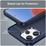 Techsuit - Carbon Silicone - Xiaomi Redmi 12 4G / 12 5G - Blue – Image 4