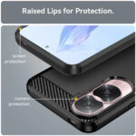 Techsuit - Carbon Silicone - Honor 90 Lite - Blue – Image 4